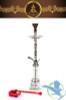 Khalil Maamoon Shamadan 30 Inch 2 Door Single Hose Hookah - Assorted Colors [KM-2084] 