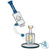 Tsunami Glass Water Pipe Microscope Quad Rocket Domed Perc - 14.5 Inches - 822 Grams - Blue