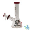 Big B Mom Glass Water Pipe Rig Mini Beaker With Diffused Downstem - 161 Grams - 6 Inches - Assorted Colors [BM085]