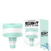 White Rhino Reclaim-It Glow In The Dark Silicone Reclaimer - Cyan/White White Rhino Reclaim-It Glow In The Dark Silicone Reclaimer - Cyan/White