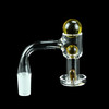 Dragon Glass Quartz Banger With Terp Slurper Vacuum With 3 Terp Pearls & Frosted Joint - 90 Degree Angle [DQF-015] - 14mm Male 90 Degree