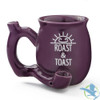Premium Roast & Toast Ceramic Mug by Fashioncraft - Small - Purple