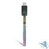 Ooze Twist Slim Pen 2.0 Flex Temp 320mAh Battery With USB Charger & Dual Charging Ports - Rainbow