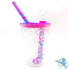 Silicone Slushy Cup To-Go 8 Inches Water Pipe - Assorted Colors