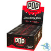 Pop Papers Authentic French Paper Ultra Thin + Pre-Rolled Tips - Display of 24 Packs - Black Display -Strawberry Jam Pop Papers Authentic French Paper Ultra Thin + Pre-Rolled Tips - Display of 24 Packs - Black Display -Strawberry Jam