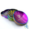 Tsunami Premium 100MM Sunken Top Dry Herb Grinder - 7-Color Tsunami Premium 100MM Sunken Top Dry Herb Grinder - 7-Color