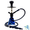 Pharaohs Aztec Single Hose Hookah - 16 Inch - Storm