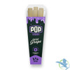 Pop Cones Unbleached 1 1/4 Size Cones - Pack of 6 - Display of 24 Packs - Wild Grape