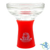 Pharaohs Hookah Glass/Silicone Flo-Bowl - Red Pharaohs Hookah Glass/Silicone Flo-Bowl - Red