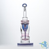 Shadow Glass Water Pipe Thick Base + Bent Neck & Circ Perc - 900 Grams - 14 Inches [SGC-005] - Pink