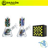 Dragon Platinum Water Pipe Floral Wreath Design & Diffused Downstem - 5.9 Inches - 300 Grams - Assorted Colors [WPE-021]