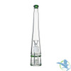 The Kind Glass Water Pipe Giggles + Turbine Perc & Inline Perc - 500 Grams - 12 Inches - Clear/Green The Kind Glass Water Pipe Giggles + Turbine Perc & Inline Perc - 500 Grams - 12 Inches - Clear/Green