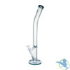The Kind Glass Water Pipe With Ice Catcher & Diffused Downstem - 9MM - 2000 Grams - 24 Inches - Green (Bent Tube)