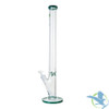 The Kind Glass Water Pipe With Ice Catcher & Diffused Downstem - 9MM - 2000 Grams - 24 Inches - Green (Straight Tube)