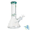 The Kind Glass Water Pipe With Ice Catcher & Diffused Downstem - 9MM - 900 Grams - 10 Inches - Green (Straight Beaker) The Kind Glass Water Pipe With Ice Catcher & Diffused Downstem - 9MM - 900 Grams - 10 Inches - Green (Straight Beaker)