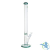 The Kind Glass Water Pipe With Ice Catcher & Diffused Downstem - 9MM - 2000 Grams - 24 Inches - Green (Straight Tube)