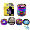 Shredder 4 Piece Large Grinder Window Design With Removable Filter Tray & Ashtray Top - Style 1 - 63mm - 4 Part - Rainbow Shredder 4 Piece Large Grinder Window Design With Removable Filter Tray & Ashtray Top - Style 1 - 63mm - 4 Part - Rainbow