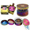 Shredder 4 Piece Large Grinder With Clear Layer Window - Style 35 - 65mm - 4 Part - Rainbow