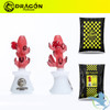 Dragon Platinum Glass Hand Pipe Coral Pot Shape - 100 Grams - 4.5 Inches - Assorted Colors [WPH-411]