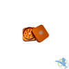 Shredder Medium Grinder Rectangle Shape - Style 45 - 55mm - 2 Part - Orange