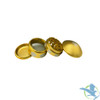 Shredder Large Grinder Mushroom Shape - Style 52 - 62mm - 4 Part - Gold
