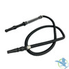 Zebra Smoke Plastic Hookah Hose Ice - Assorted Colors [PA-15]