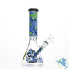Dragon Platinum Water Pipe Straight Neck + Ice Catcher With Diffused Downstem Perc - 430 Grams - 10 Inches - Assorted Colors [DGE-395]