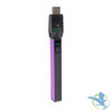 Ooze Quad 2 Digital Square Battery 500mAh 510 Vape Pen With LED Screen - Ultra Purple