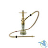 Khalil Maamoon 150 Year Anniversary Asood Alard 34 Inch Single Hose Hookah With Carrying Bag - Assorted Colors [KM 4407]