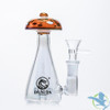 Dragon Platinum Trippy Mushroom Water Pipe Bong Style - 160 Grams - 5.2 Inches - Assorted Colors [WPE-061]