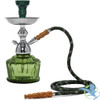 MYA QT 14 Inch Single Hose With Cage Hookah - Olive Green