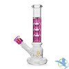 Tsunami Premium Three Rings Edition Freezable Glycerine Water Pipe With Diffused Downstem - 480 Grams - 11 Inches - Purple