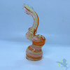 Glass Hand Water Twist Line Frit Bubbler - 153 Grams - 5.5 Inches [B624]