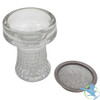 Hookah Clear Glass Bowl With Mesh Screen [PH2004]