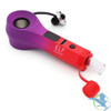 ELF Hardware CannDab VV Preheat Concentrate Vaporizer With LED Screen & USB-C Cable - Red Purple