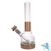 MJ Arsenal Palisade Bong Water Pipe 10 Inches - Alpine Series - Clear/Wood MJ Arsenal Palisade Bong Water Pipe 10 Inches - Alpine Series - Clear/Wood