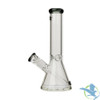 Tyson 2.0 Haymaker Water Pipe Beaker Base & Ice Catcher - 12 Inches - Clear/Charcoal