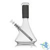 GRAV Large Deco Beaker Bong Water Pipe With Diffused Downstem - 920 Grams - 12.5 Inches - Smoke Grey