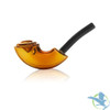GRAV Rocker Sherlock Hand Pipe - 85 Grams - 5.5 Inches - Amber