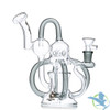 Dragon Glass Water Pipe Recycler With Circ Perc - 360 Grams - 8 Inches - Assorted Colors [DGE-409]