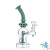 Dragon Glass Mini Water Pipe With Circ Perc - 235 Grams - 8.5 Inches - Assorted Colors [DGE-422]