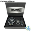 Blink Ash Tray Premium Set With Torch, Ashtray & Cigar Cutter - Carbone (Black) Blink Ash Tray Premium Set With Torch, Ashtray & Cigar Cutter - Carbone (Black)