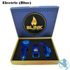 Blink Ash Tray Premium Set With Torch, Ashtray & Cigar Cutter - Electric (Blue) Blink Ash Tray Premium Set With Torch, Ashtray & Cigar Cutter - Electric (Blue)