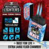 Smokezilla Patriotic Gearhead Dual Turbo Torch Lighter - Assorted Designs - Display of 12 [25838]