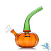 Dragon Glass Pumpkin Theme Bong Water Pipe - 290 Grams - 8.5 Inches - Assorted Colors [DGE-465]