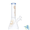 Dragon Glass Straight Tube Bong Water Pipe Beaker Base With Diffused Downstem & Ice Catcher - 370 Grams - 10 Inches - Assorted Colors [DGE-470]