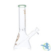 Dragon Glass Straight Tube Bong Water Pipe Beaker Base With Diffused Downstem & Ice Catcher - 370 Grams - 10 Inches - Assorted Colors [DGE-470]