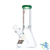 Dragon Glass Straight Tube Bong Water Pipe Beaker Base With Diffused Downstem & Ice Catcher - 840 Grams - 10 Inches - Assorted Colors [DGE-474]