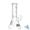 Dragon Glass Straight Tube Bong Water Pipe Beaker Base With Diffused Downstem & Ice Catcher - 840 Grams - 10 Inches - Assorted Colors [DGE-474]