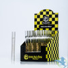 Dragon Platinum Glass One Hitter Chillum Hand Pipe - Display of 24 [DP-14]